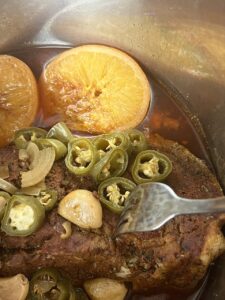 Tender pulled pork