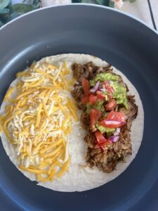 Assemble quesadilla