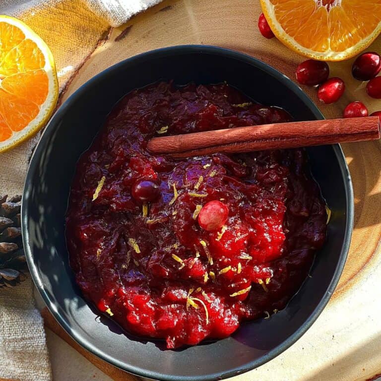 Easy Cranberry Orange Sauce