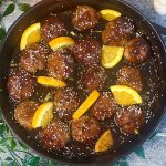 turkey meatballs in orange sauce