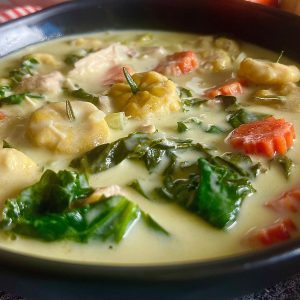 creamy pumpkin gnocchi soup