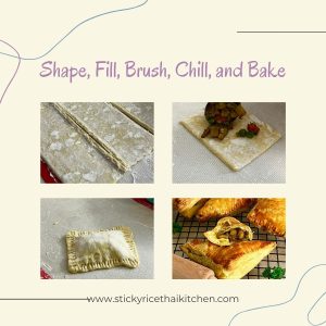 shape to bake curry puff