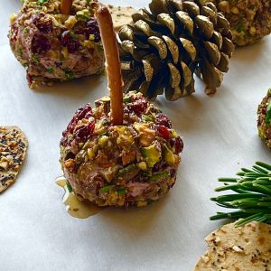 cranberry nut goat cheese ball