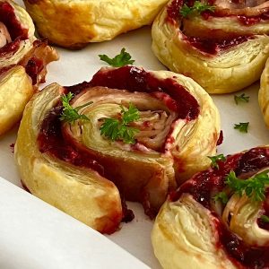 turkey cranberry pinwheels