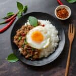 Thai Holy Basil Sitr Fry with Beef (Pad Kra Pao)