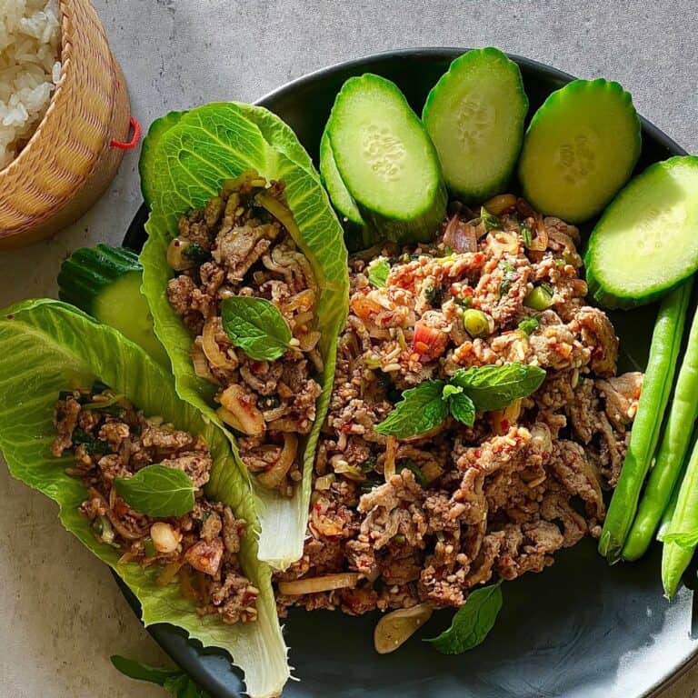 Pork Laab (Larb) Recipe - Sticky Rice Thai Kitchen