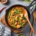 Pad Prik King (Thai red Curry stir fry)