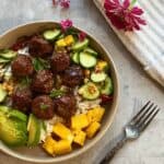Zucchini Mongolian Meatballs