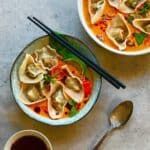 Red Curry Wonton Soup