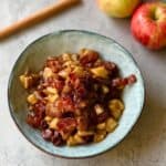 caramelized bacon apples