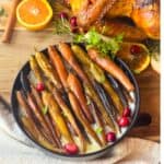 Maple Glaze Carrots with Yogurt Sauce
