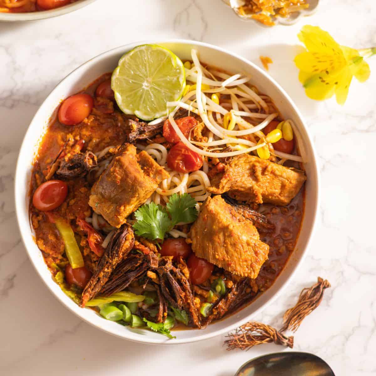 Nam Ngiao Noodle Soup
