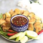 Nam Prik Kapi with vegetables