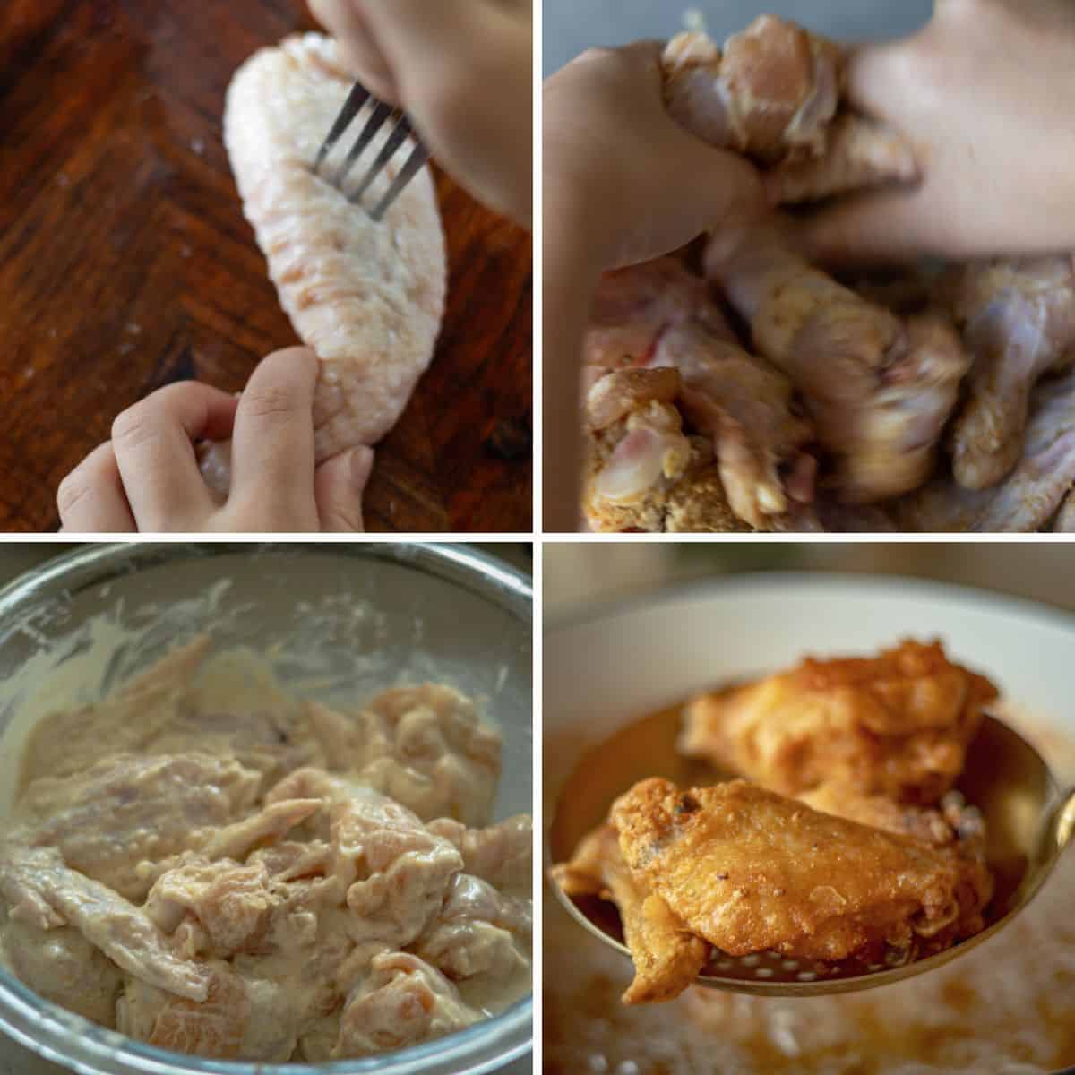Making Salt and Pepper Chicken Wings