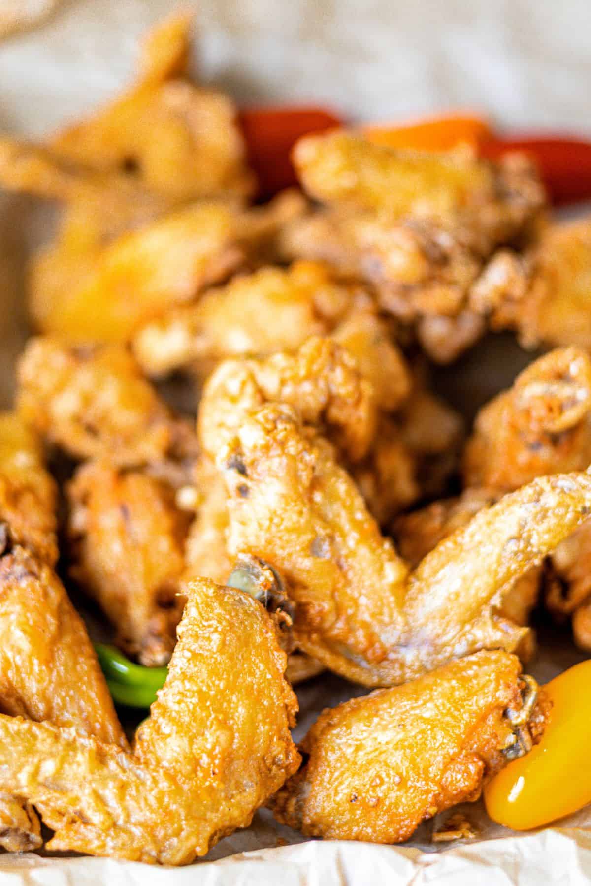 Double Fried Salt Pepper Wings