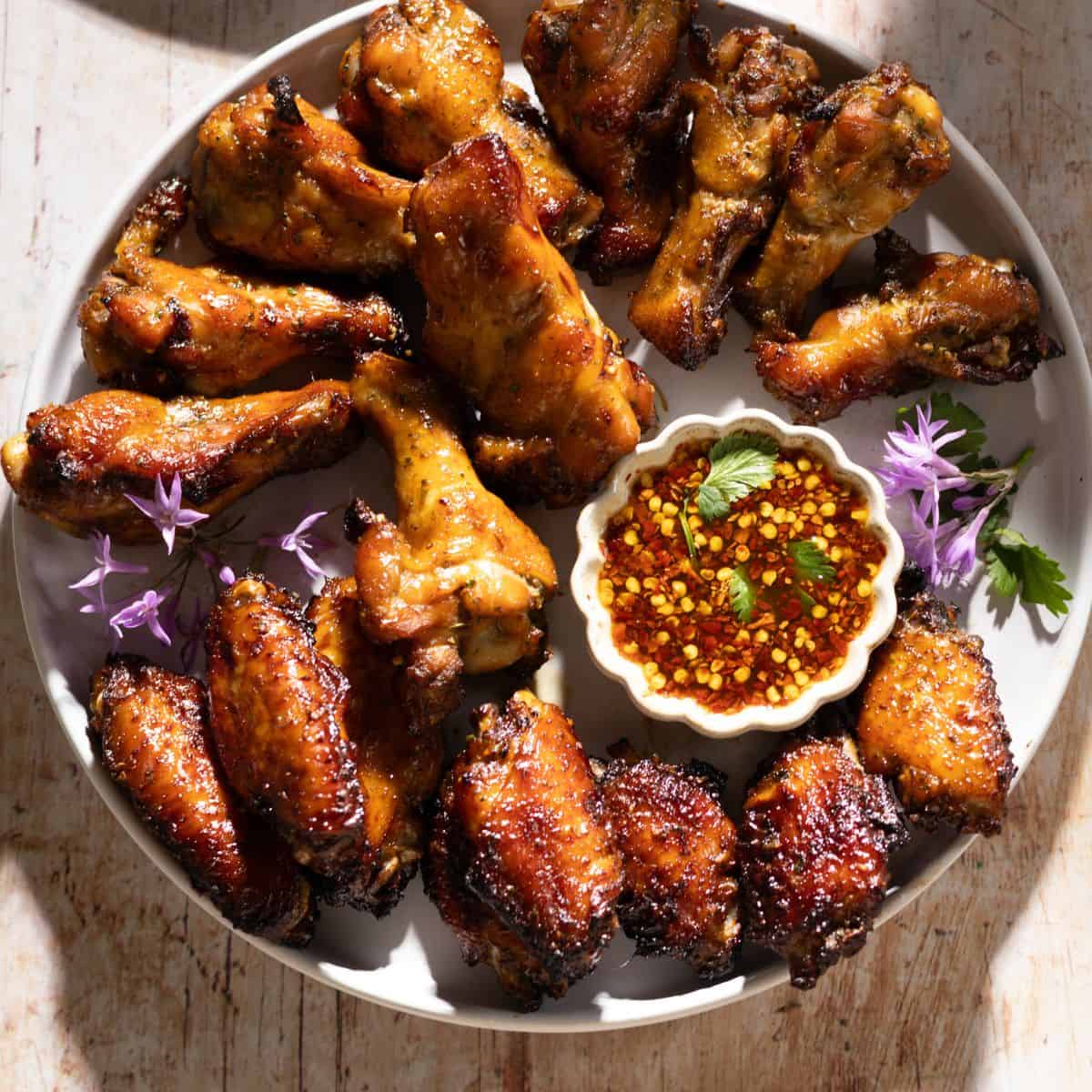 Thai Grilled Chicken Wings