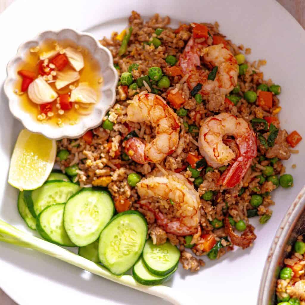 Thai Shrimp and Pork Fried Rice